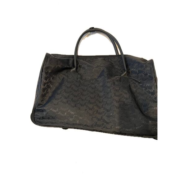 Juicy Couture Soft Shell Spinner Roller 22"x15"x8" Tote - Picture 3 of 9